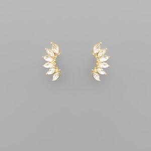 6 Crystal Marquise Studs